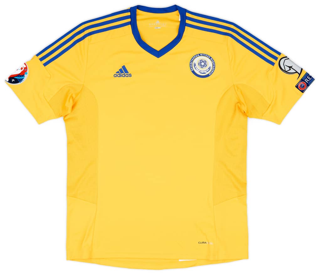 2014-15 Kazakhstan Match Issue European Championship Qualifiers Away Shirt Kirov #2