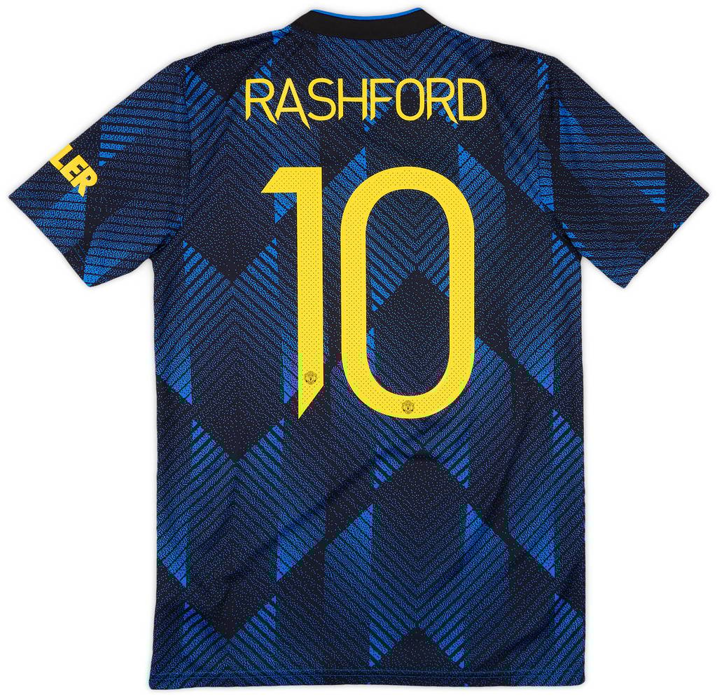 2021-22 Manchester United Third Shirt Rashford #10 - 10/10 - (S)