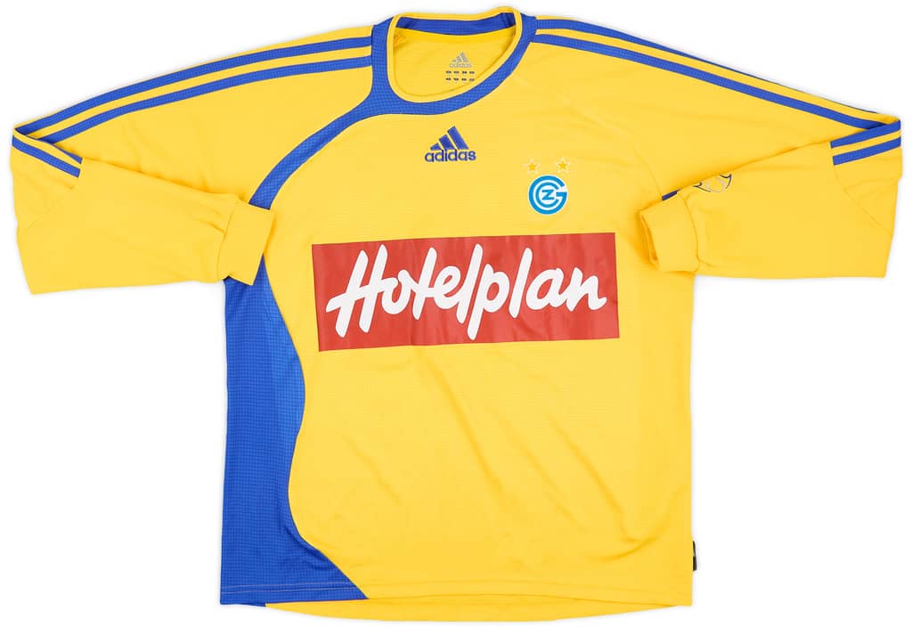 2007-08 Grasshoppers Away L/S Shirt #14 - 7/10 - (XL.Boys)