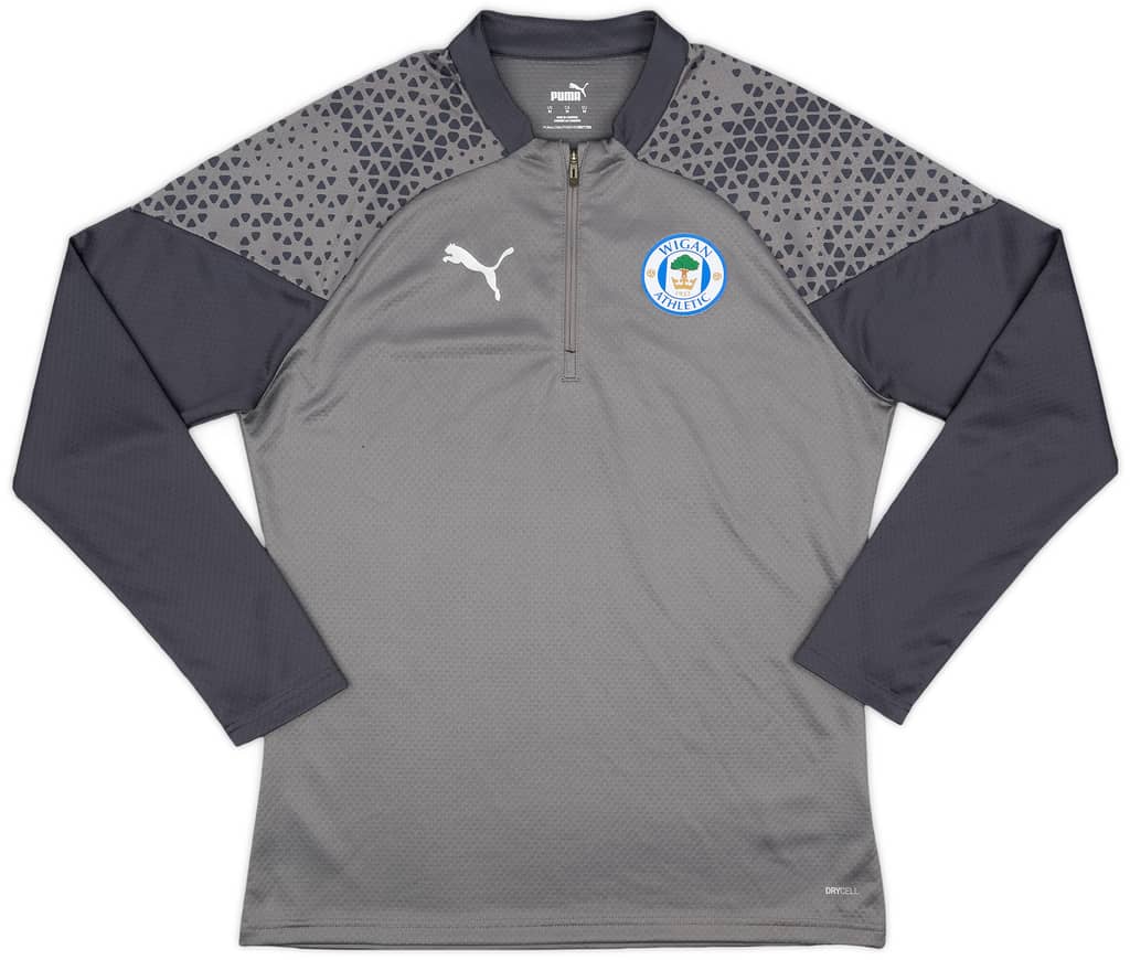 2022-23 Wigan Puma 1/4 Zip Drill Top - 9/10 - (M)