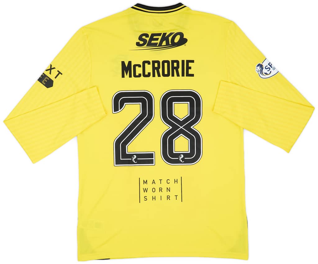2023-24 Rangers Match Issue GK Shirt McCrorie #28