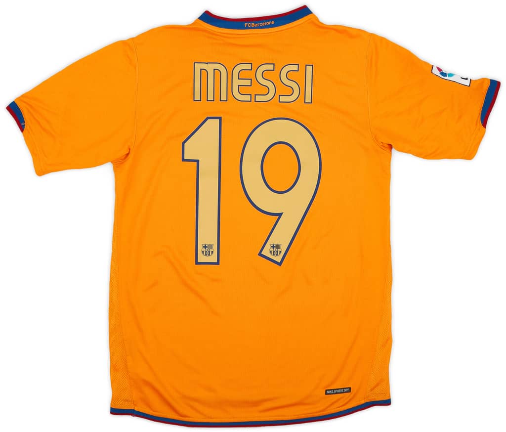 2006-08 Barcelona Away Shirt Messi #19 - 8/10 - (S)