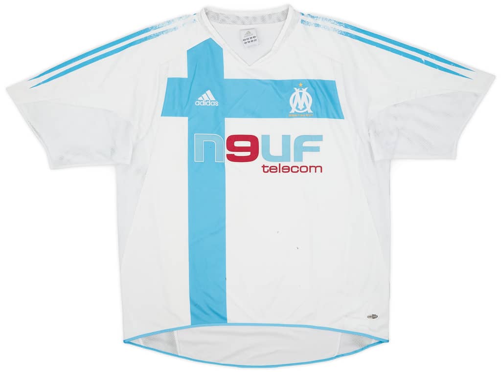 2004-05 Olympique Marseille Home Shirt - 5/10 - (XL)