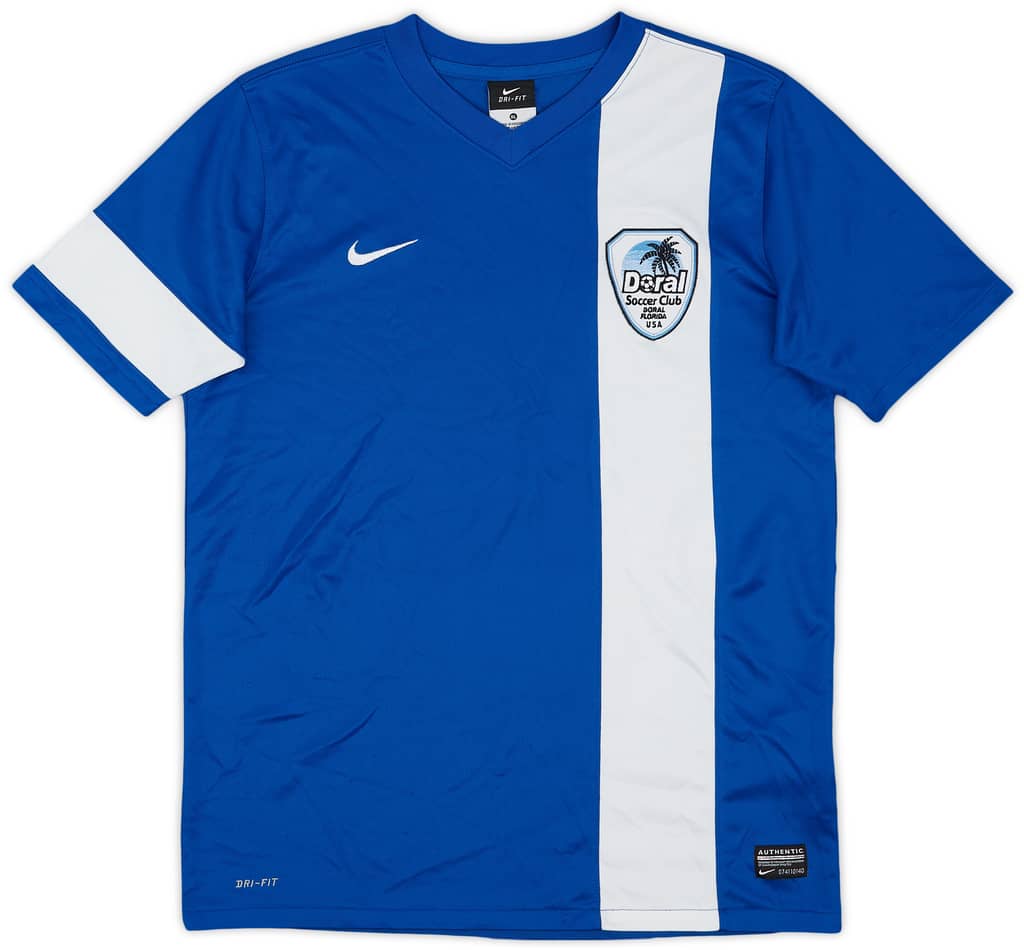 2013-14 Doral Soccer Club Nike Training Shirt - 8/10 - (XL.Boys)