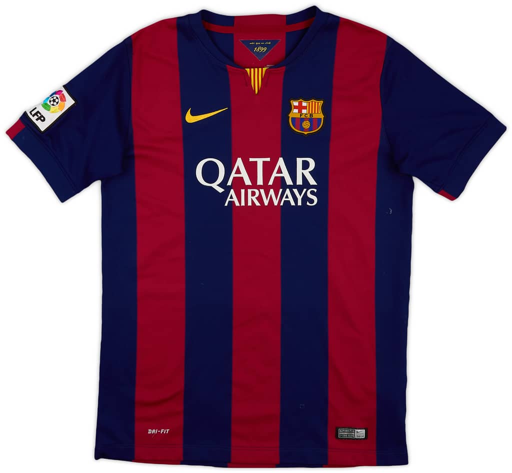 2014-15 Barcelona Home Shirt - 7/10 - (XL.Boys)