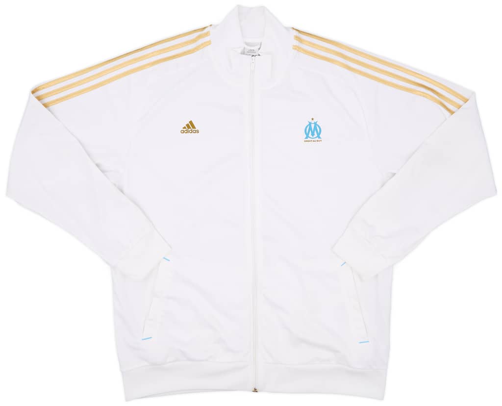 2011-12 Olympique Marseille adidas Track Jacket - 8/10 - (XXL)