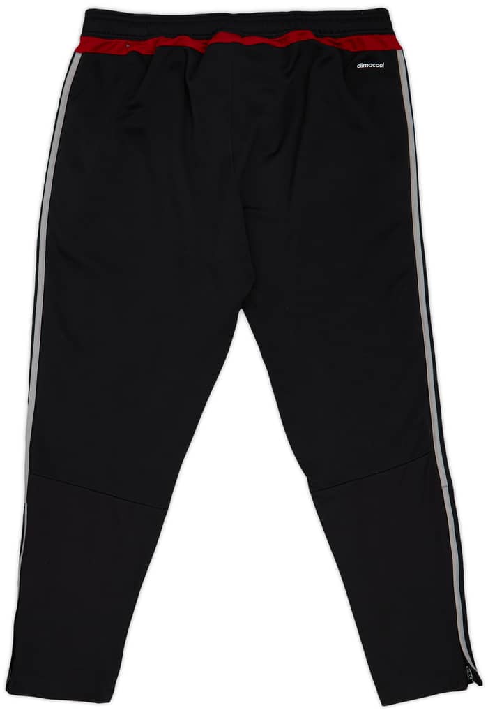 2015-16 AC Milan adidas Track Pants/Bottoms - 9/10 - (XL)