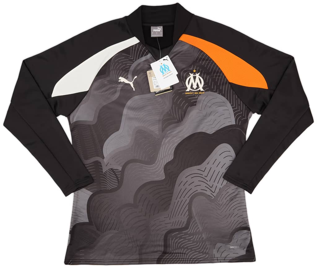 2023-24 Olympique Marseille Puma Pre-Match Sweat Top