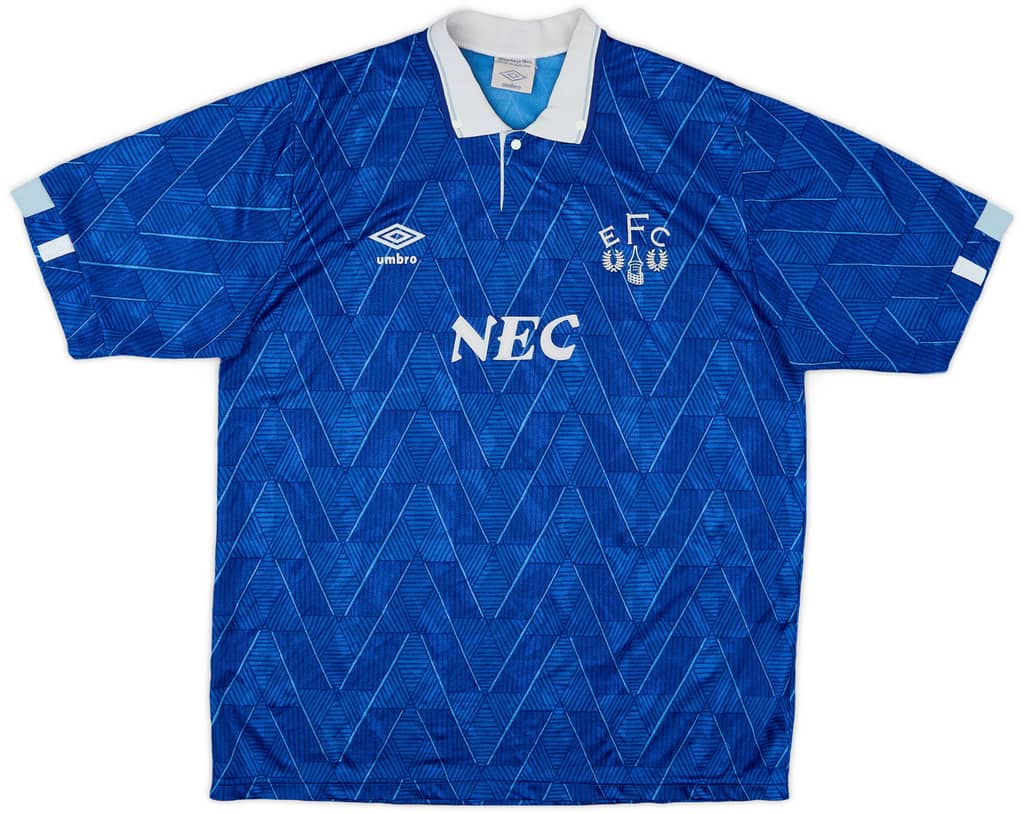 1988-91 Everton Home Shirt - 7/10 - (L)