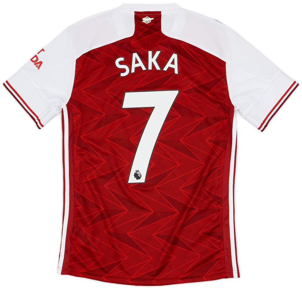 2020-21 Arsenal Home Shirt Saka #7 - 10/10 - (S)