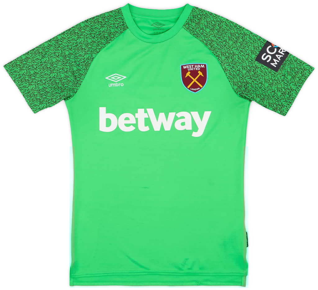 2021-22 West Ham GK S/S Shirt - 9/10 - (S)