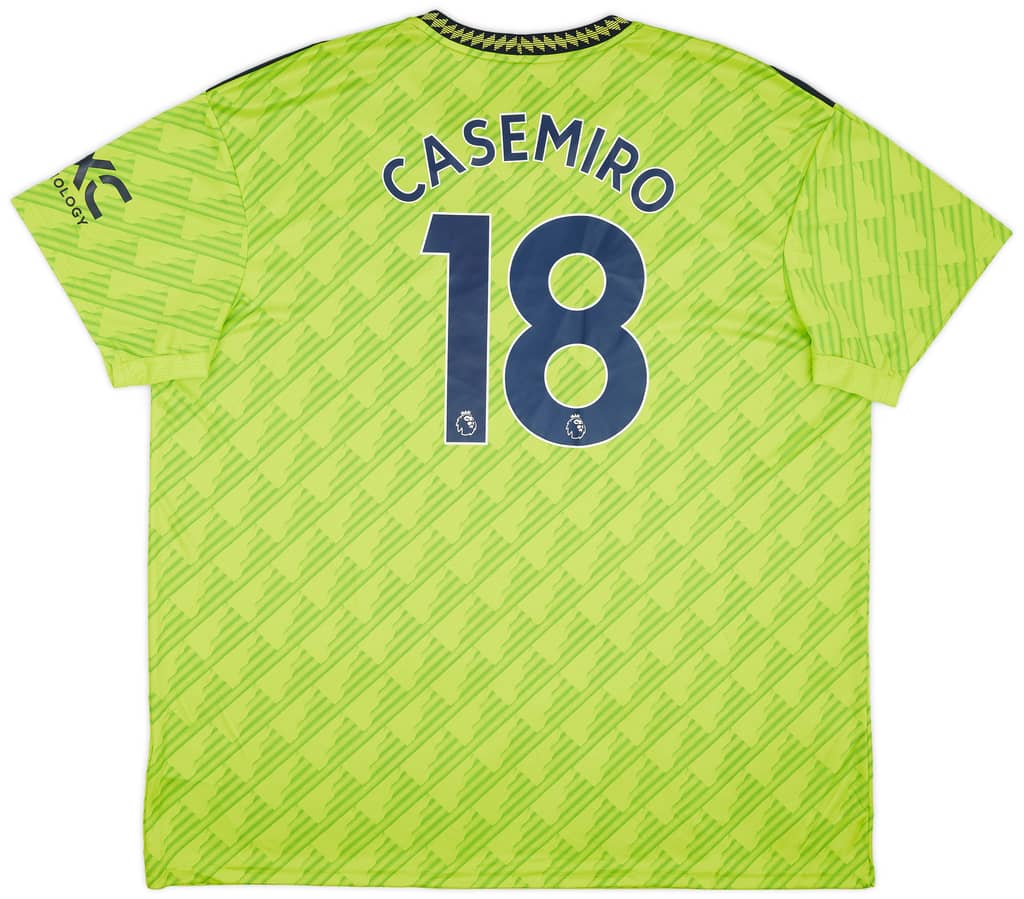 2022-23 Manchester United Third Shirt Casemiro #18 (3XL)