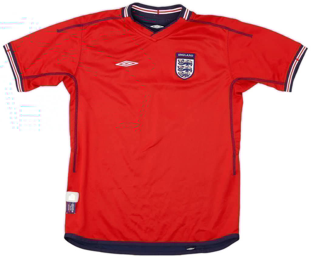 2002-04 England Away Shirt - 8/10 - (L.Boys)