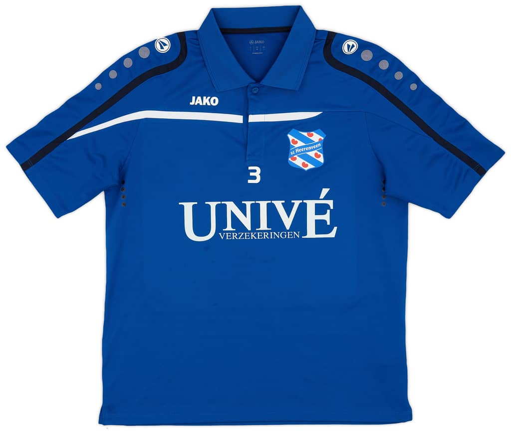 2015-16 Heerenveen Jako Player Issue Polo Shirt #3 - 7/10 - (M)