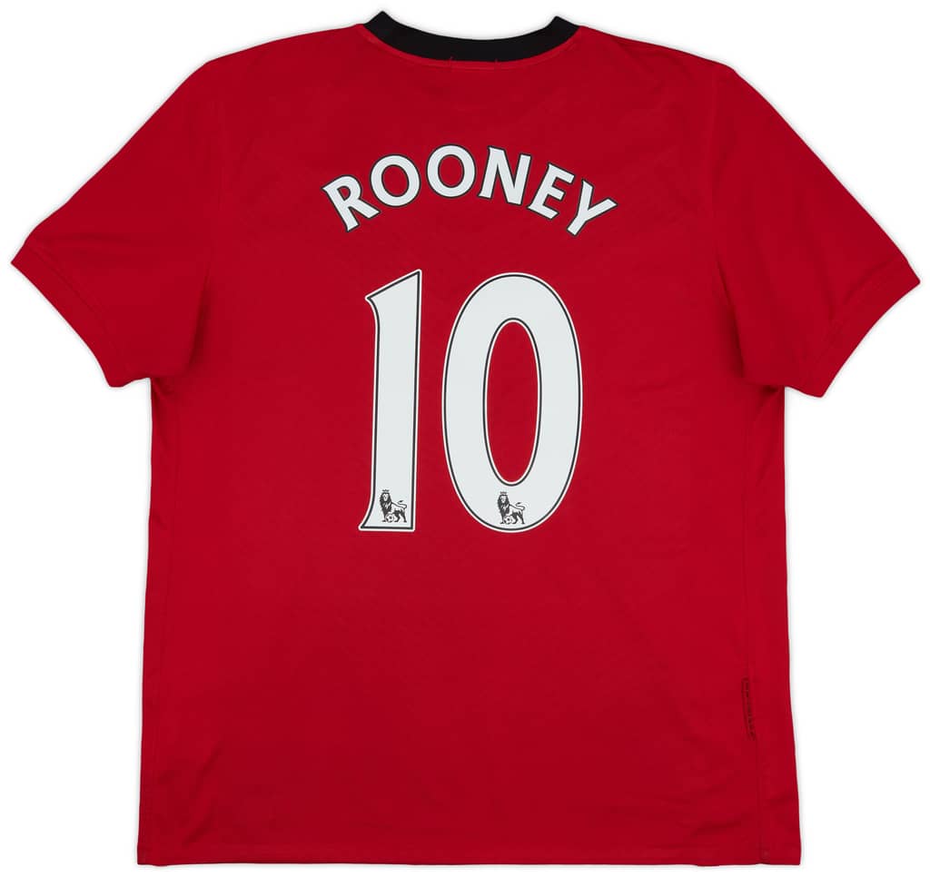 2009-10 Manchester United Home Shirt Rooney #10 - 6/10 - (L)
