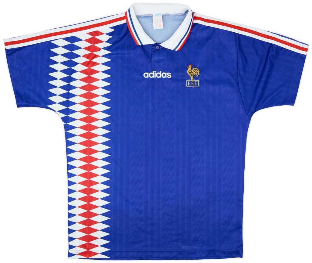 1994-96 France Home Shirt - 8/10 - (L)