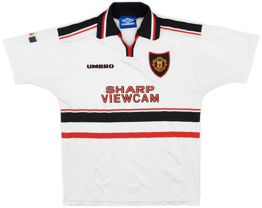 1997-99 Manchester United Away Shirt - 6/10 - (L.Boys)