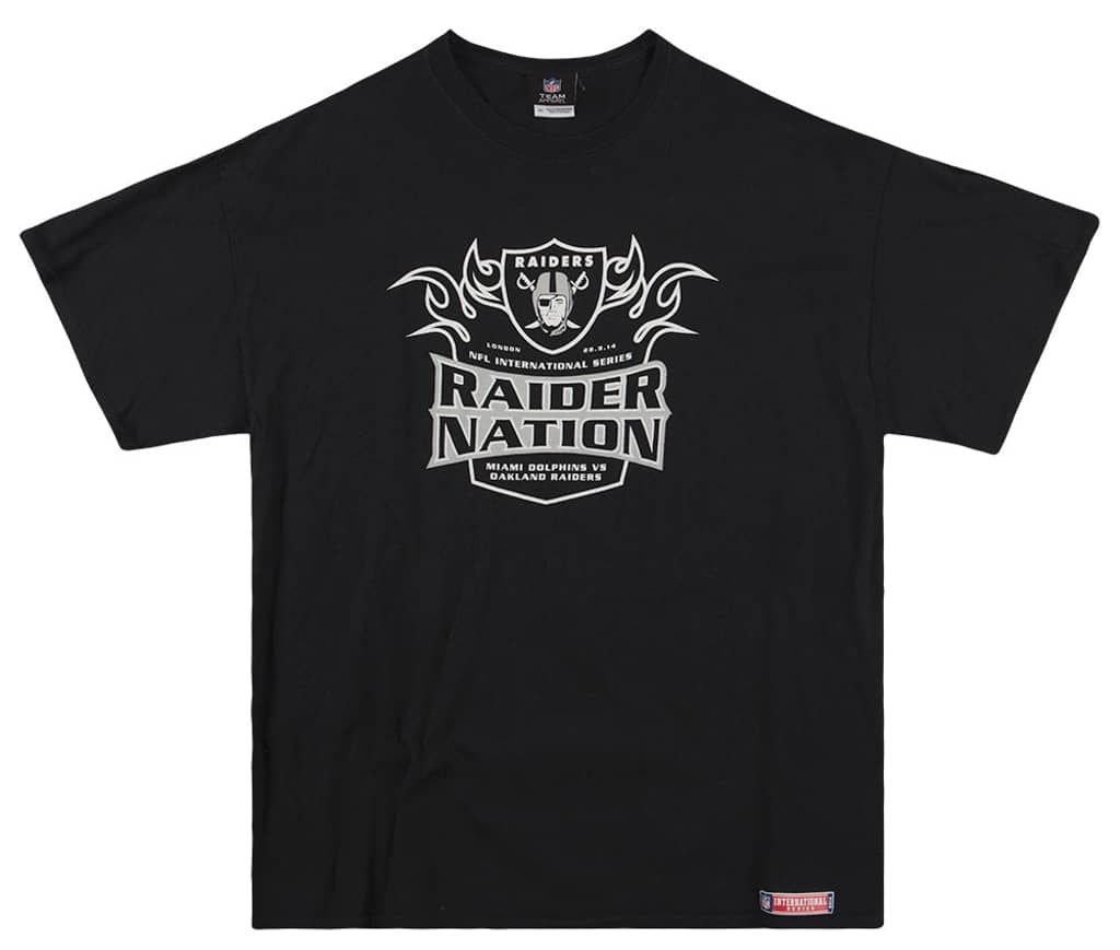 2014 Oakland Raiders NFL International Series Tee XL