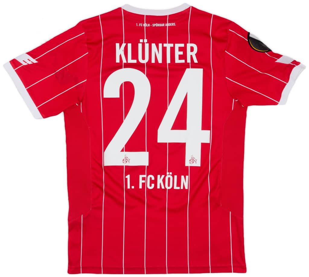 2017-18 FC Koln European Home Shirt Klunter #24 - 5/10 - (S)