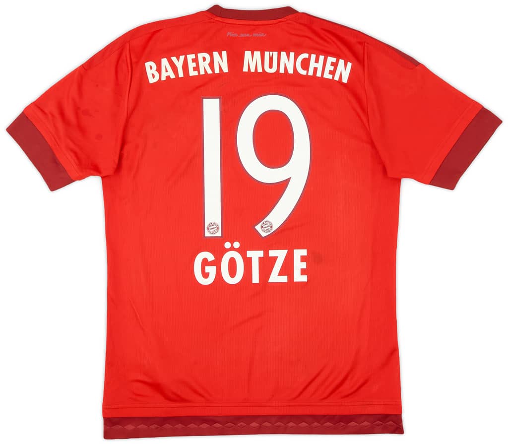 2015-16 Bayern Munich Home Shirt Gotze #19 - 5/10 - (S)