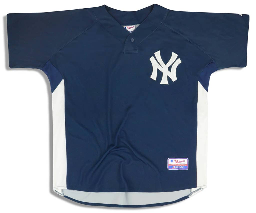 2015 New York Yankees Authentic Majestic Batting Practice Jersey XL
