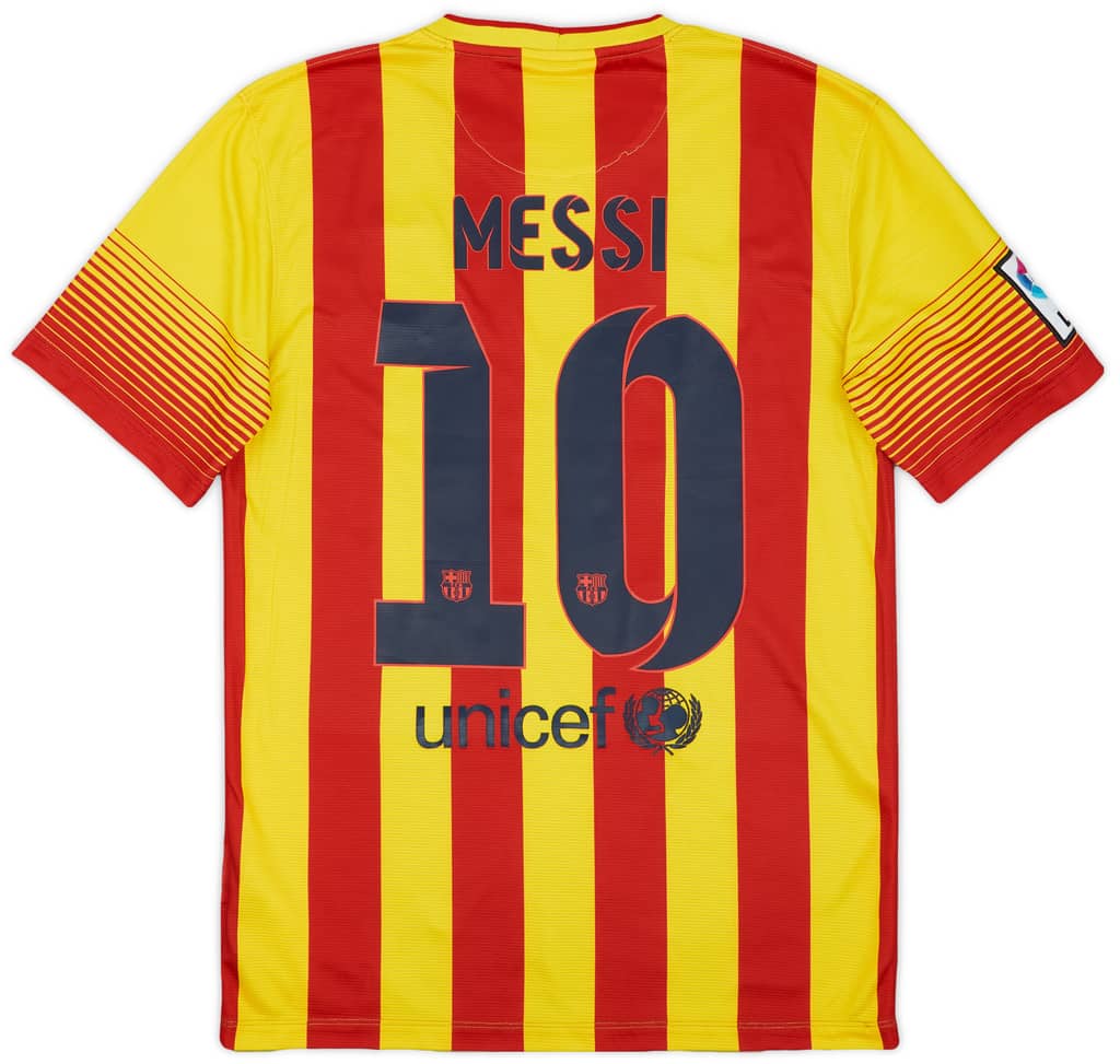 2013-15 Barcelona Away Shirt Messi #10 - 9/10 - (S)