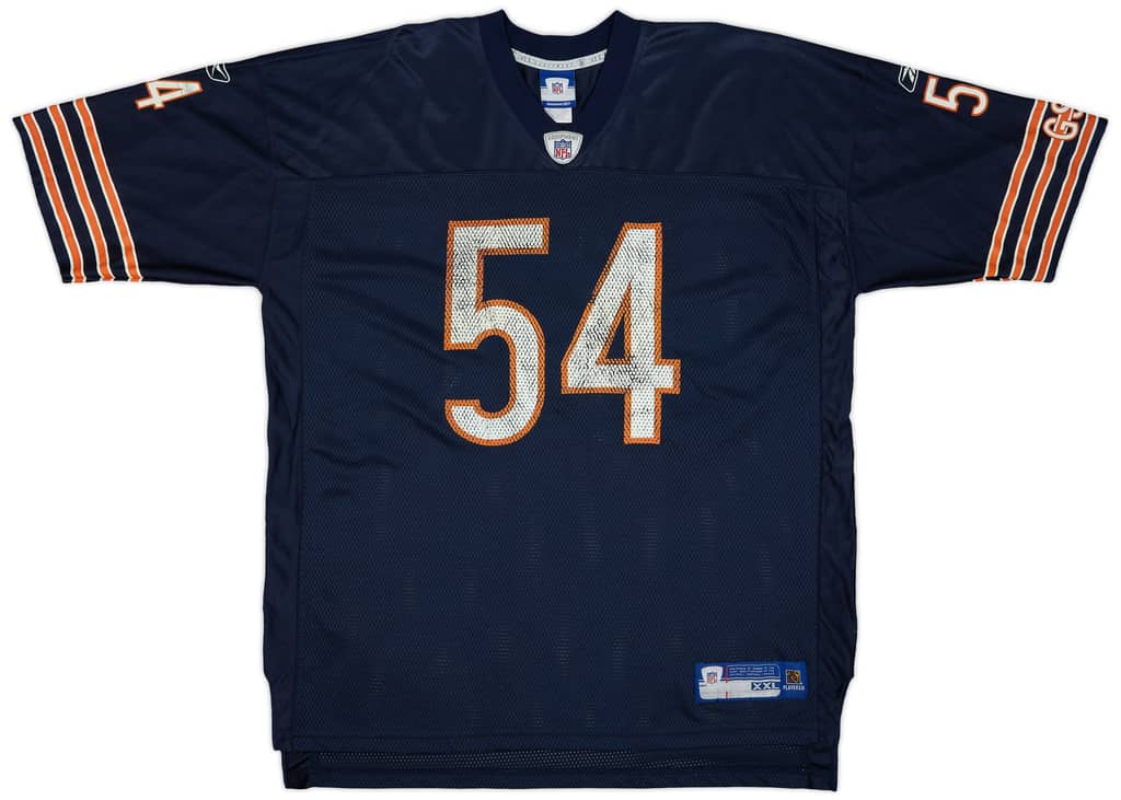 2005-06 Chicago Bears Urlacher #54 Reebok On Field Home Jersey - 5/10 - (XXL)