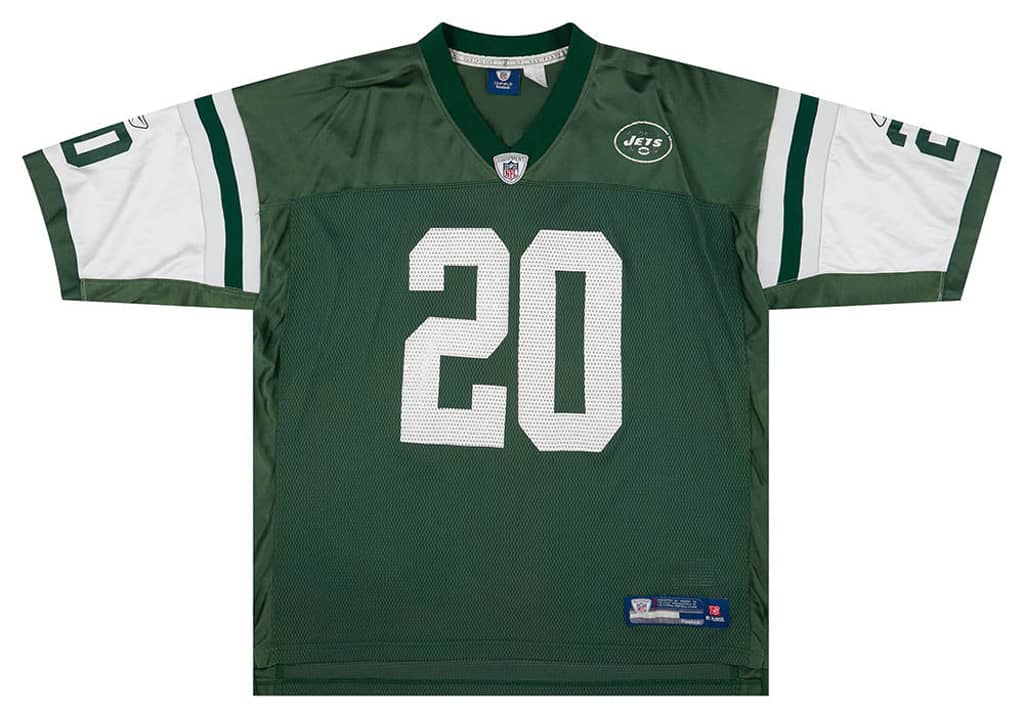 2008-09 New York Jets Jones #20 Reebok On Field Jersey (Home) XXL