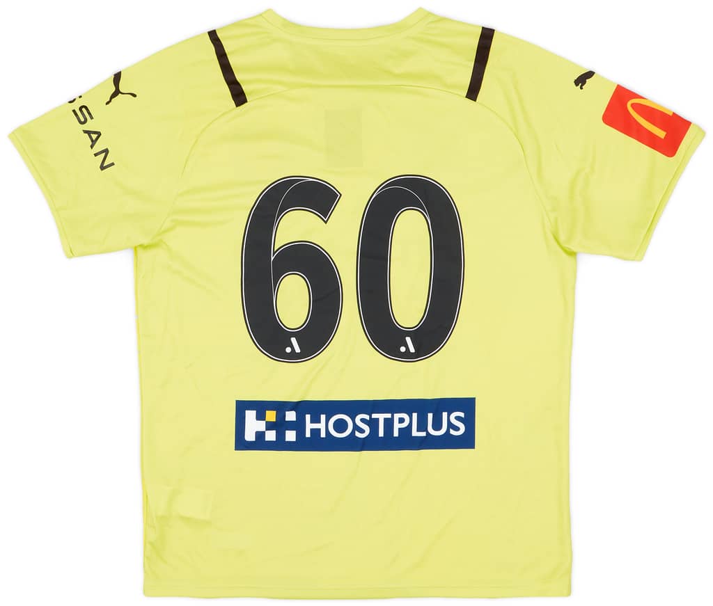 2021-22 Melbourne City Player Issue Australia Cup GK Shirt #60