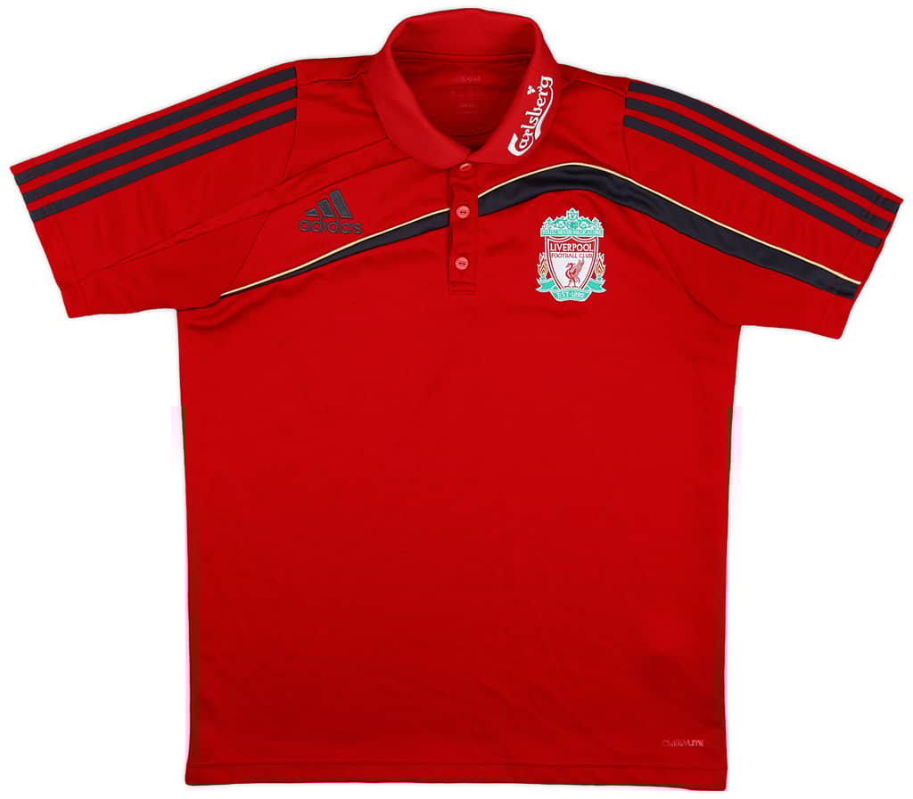 2009-10 Liverpool adidas Polo Shirt - 8/10 - (S)