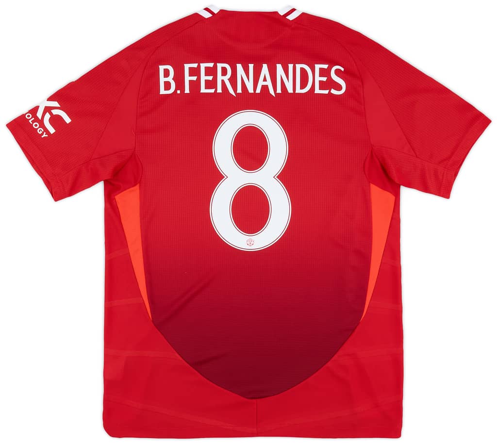 2024-25 Manchester United Authentic Home Shirt B.Fernandes #8