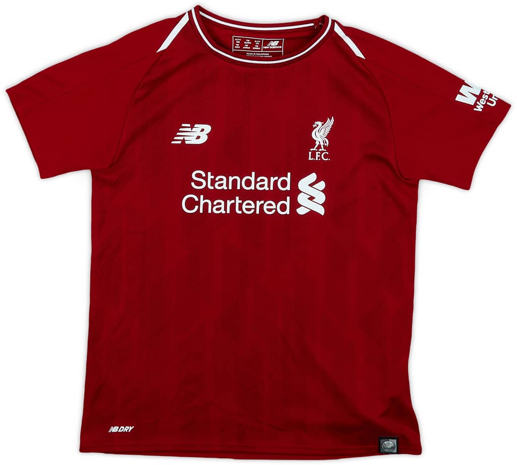 2018-19 Liverpool Home Shirt - 9/10 - (6-7 Years)