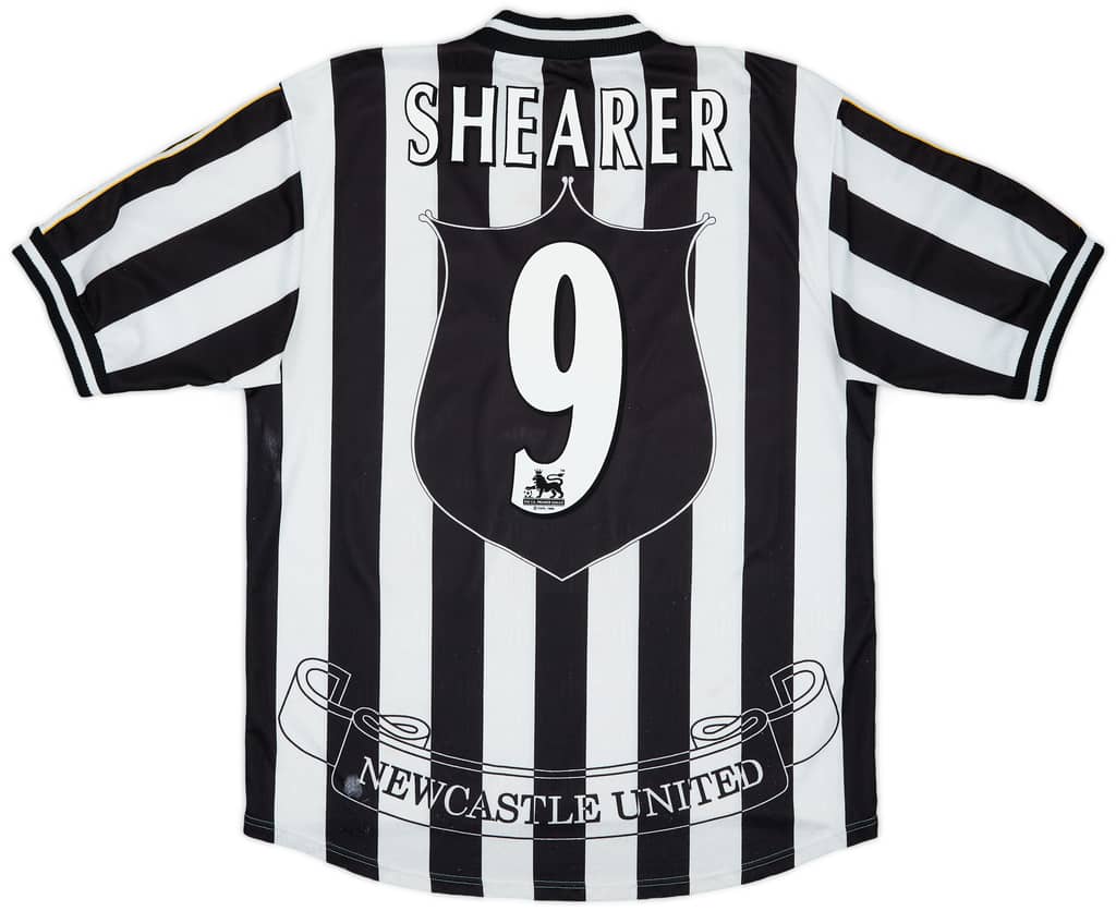 1997-99 Newcastle Home Shirt Shearer #9 - 5/10 - (L)