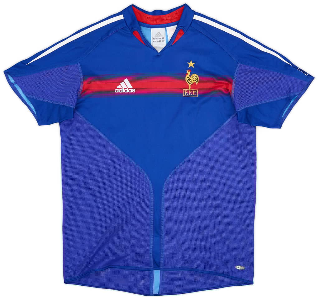 2004-06 France Home Shirt - 9/10 - (XL.Boys)