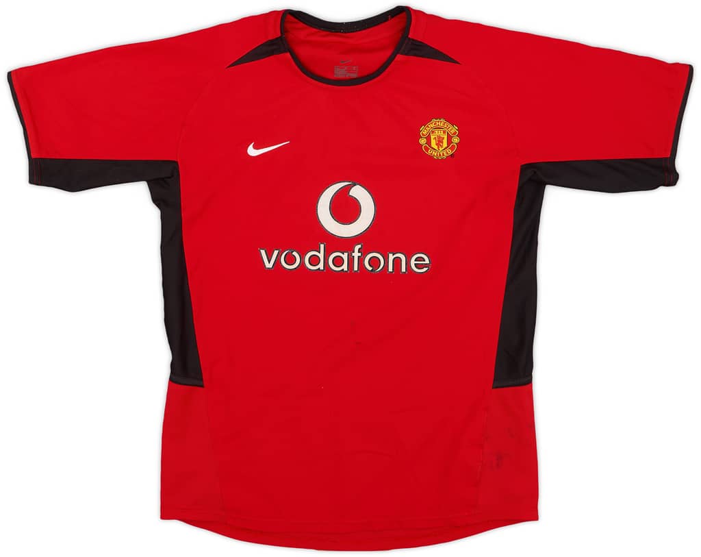 2002-04 Manchester United Home Shirt - 6/10 - (L.Boys)