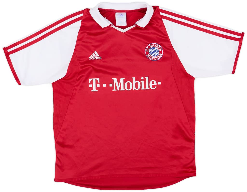 2003-04 Bayern Munich Home Shirt - 7/10 - (L.Boys)