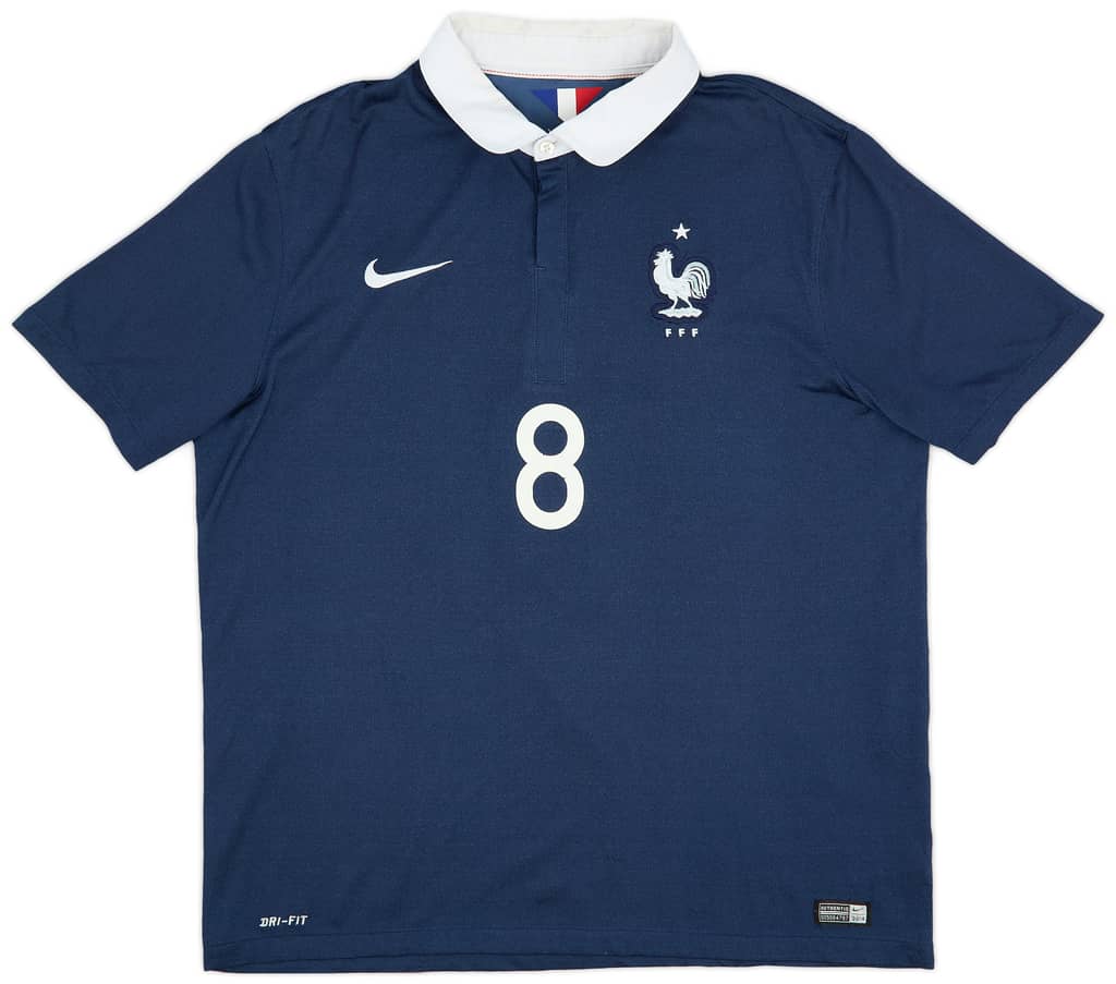 2014-15 France Home Shirt Valbuena #8 - 5/10 - (XL)