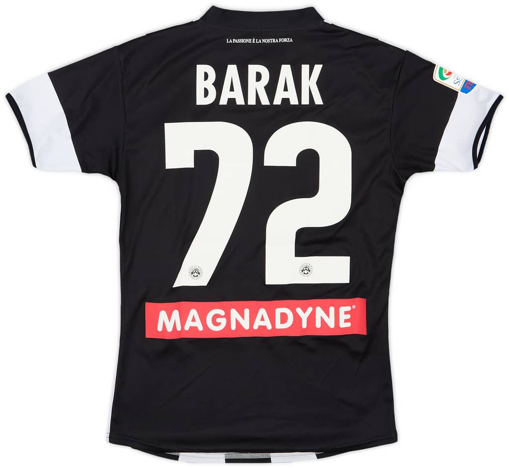 2017-18 Udinese Home Shirt Barak #72 - 6/10 - (S)