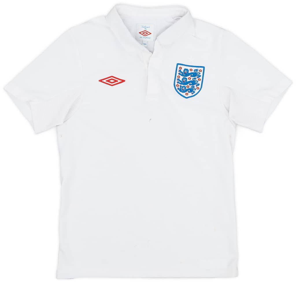 2009-10 England Home Shirt - 6/10 - (S.Boys)