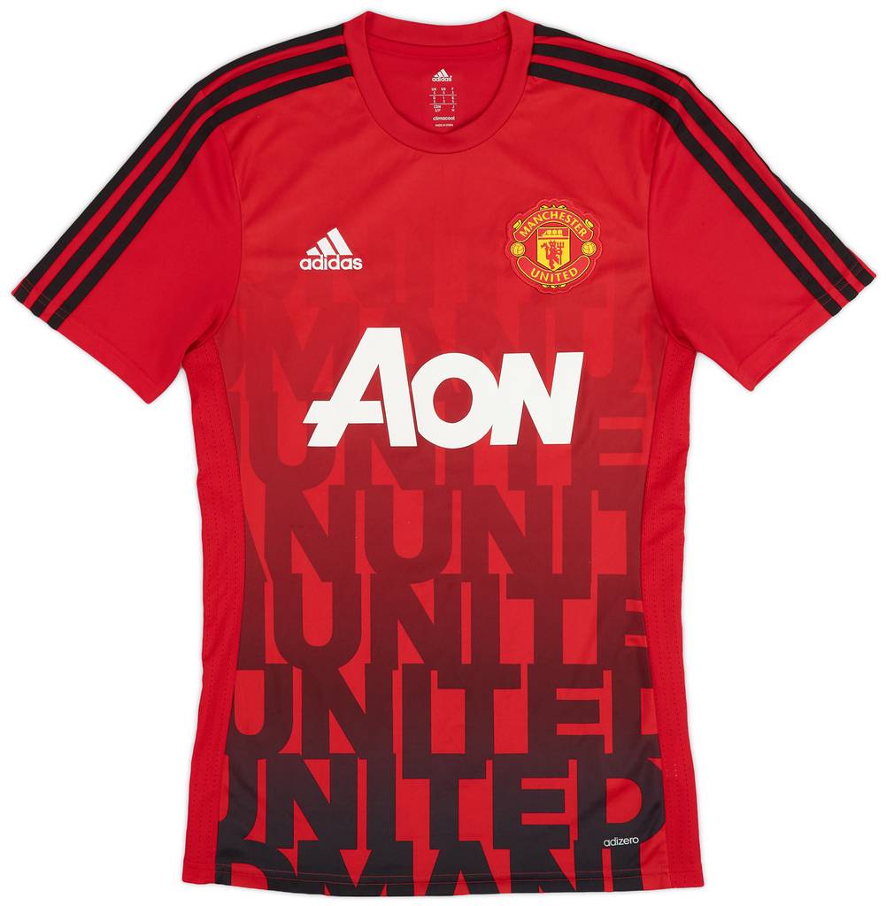 2015-16 Manchester United adidas Training Shirt - 7/10 - (S)