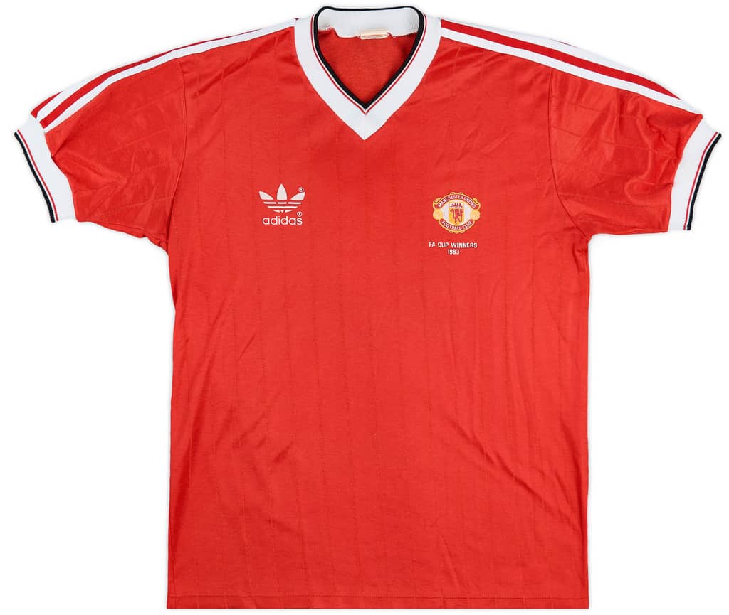 1983 Manchester United 'FA Cup Winners' Home Shirt - 6/10 - (L)