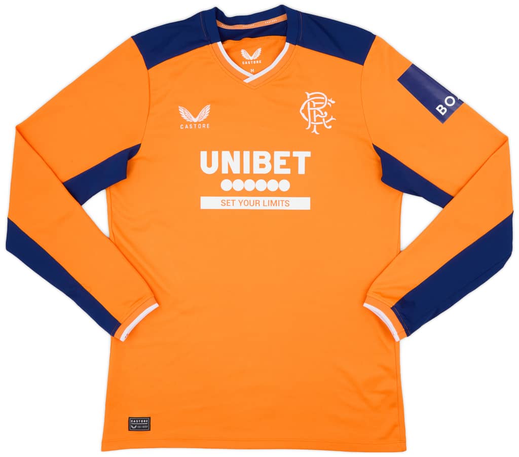 2022-23 Rangers Third L/S Shirt - 8/10 - (M)