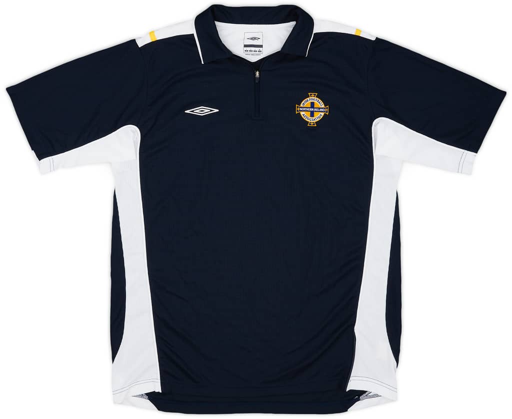 2007-08 Northern Ireland Umbro 1/4 Zip Training Shirt - 9/10 - (L)