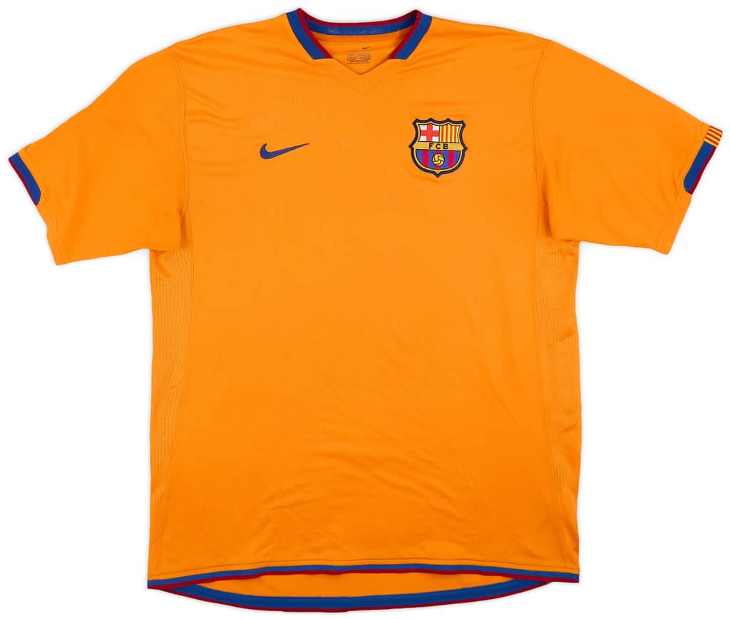 2006-08 Barcelona Away Shirt Messi #19 - 8/10 - (L)