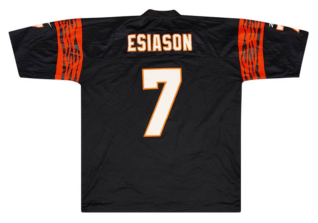 1989 Cincinnati Bengals Esiason #7 Reebok Gridiron Classics Jersey (Home) XXL