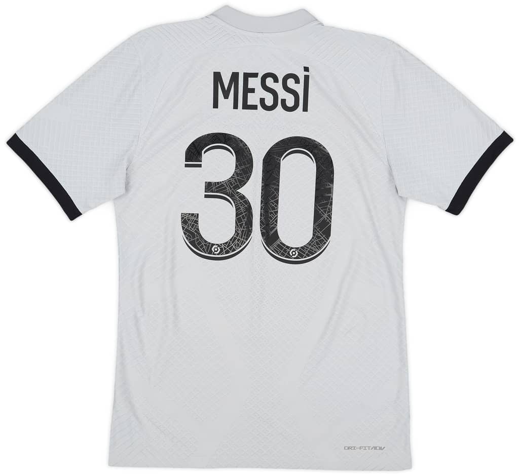 2022-23 Paris Saint-Germain Authentic Away Shirt Messi #30 - 9/10 - (S)