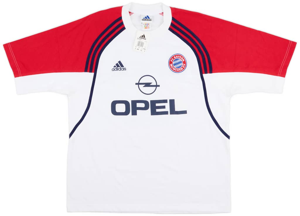 ウェア 00's adidas BAYERN MUNCHEN Game Shirts 1999-01 Bayern Munich Player Issue adidas Training Shirt (L/XL)