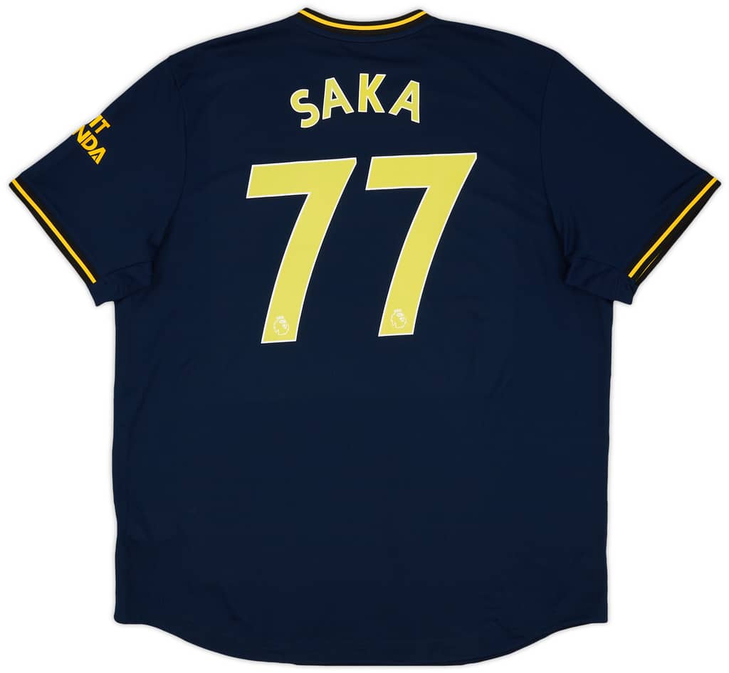 2019-20 Arsenal Authentic Third Shirt Saka #77 (XXL)