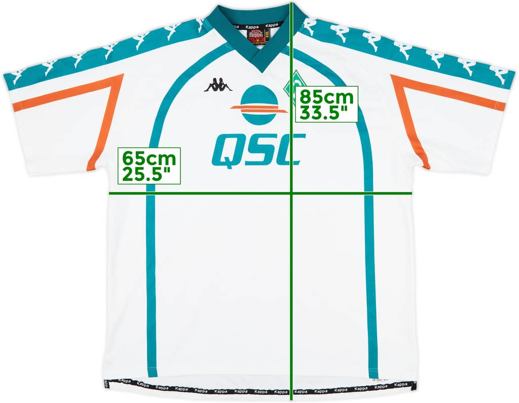 2000-01 Werder Bremen Away Shirt - 9/10 - (XXL)