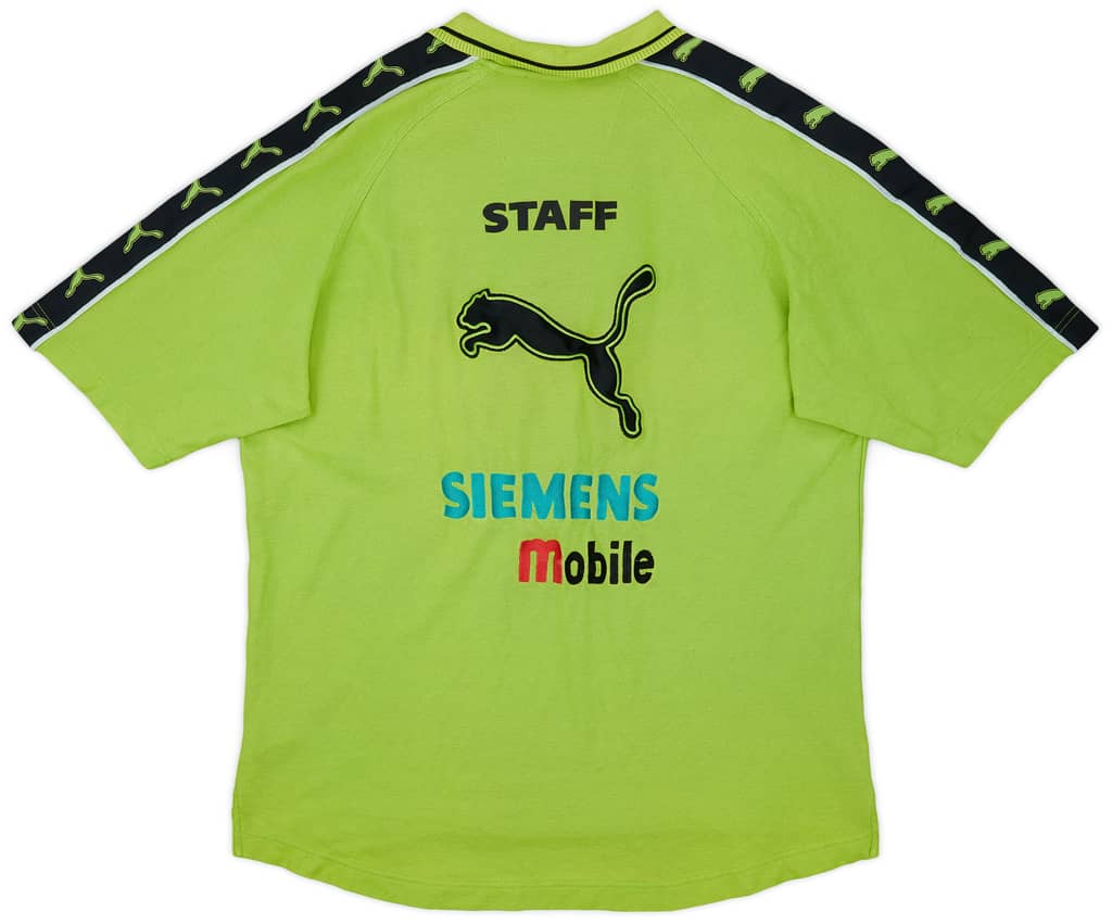 2002-03 Lazio Puma Staff Issue 1/4 Zip Polo Shirt - 7/10 - (XL)
